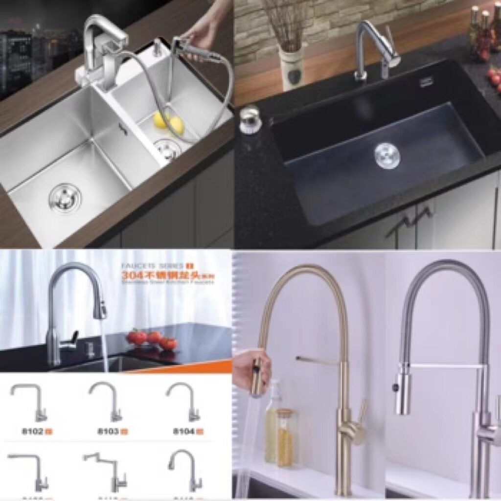 This is a image of sink and faucet