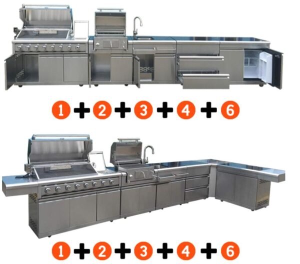 this is a image of outdoor kitchen