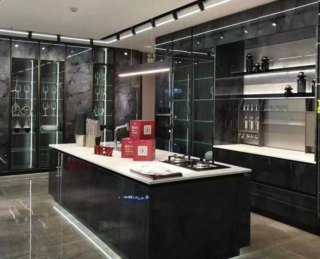 Foshan Acrylic Display High End Simple Design Kitchen Cabinet - China  Kitchen Cabinets, Acrylic Sheet Kitchen Cabinet