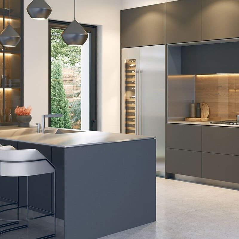 att grey pet modular kitchen cabinet (1)