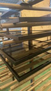 new wardrobe glass doors grey frame with grey clean glass